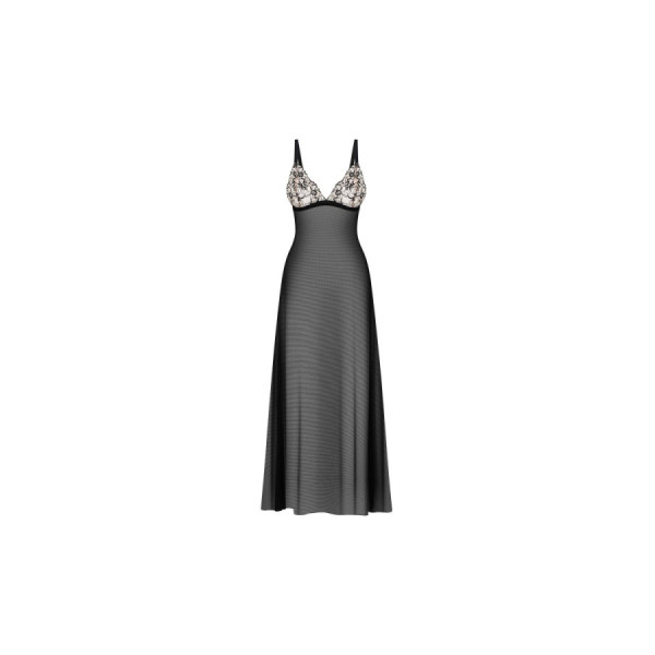 Vila blanes nuisette longue - Noire